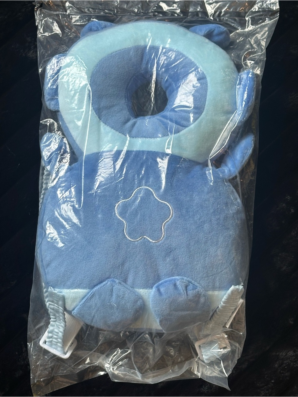 Plush Blue Infant Head Protection Pillow - Kids Accessories